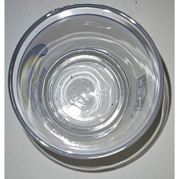 Vintage LA Los Angeles Rams 1980s Frosted Glass Tumbler 4" Set of 6 Mobil Gas - Picture 5 of 5